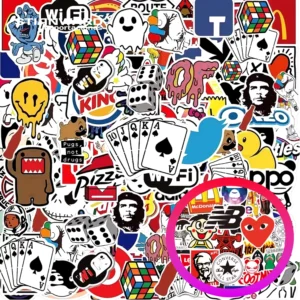 🎨 Pack de 50 Stickers Decorativos para Laptop – Personaliza tu Mundo 💻✨